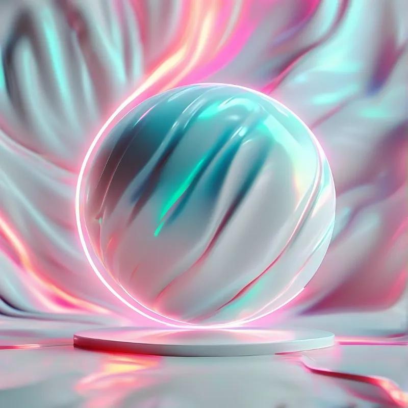 Iridescent Liquid Sphere