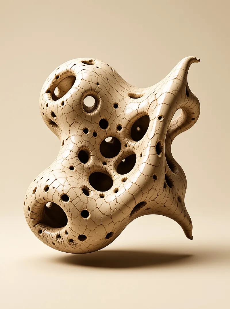Abstract Porous Sculpture