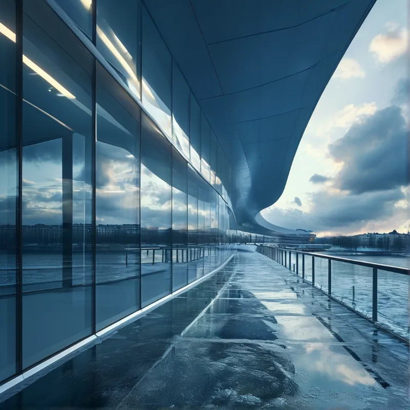 Modern Architecture by Water