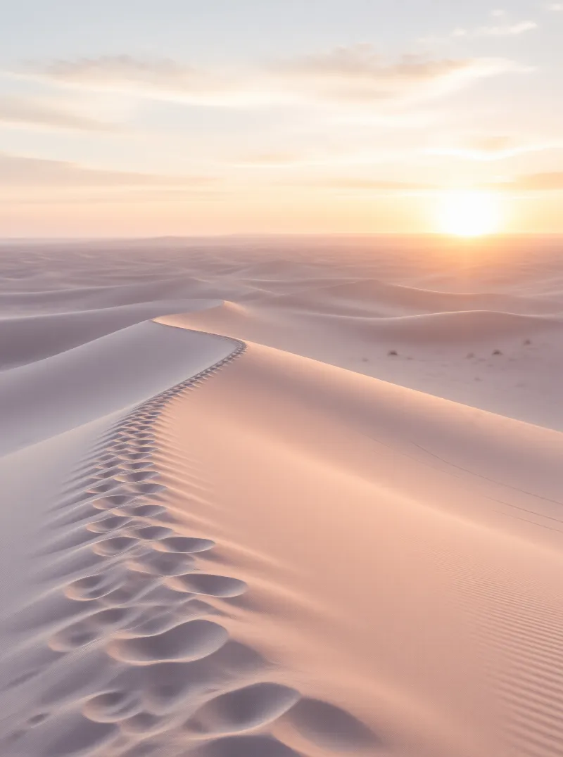 Desert Dunes at Sunset