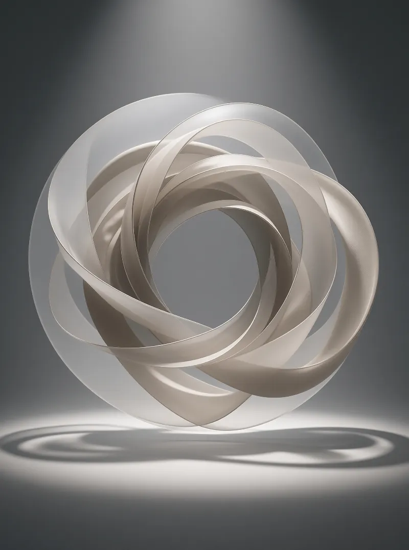 Abstract Spiral Sculpture