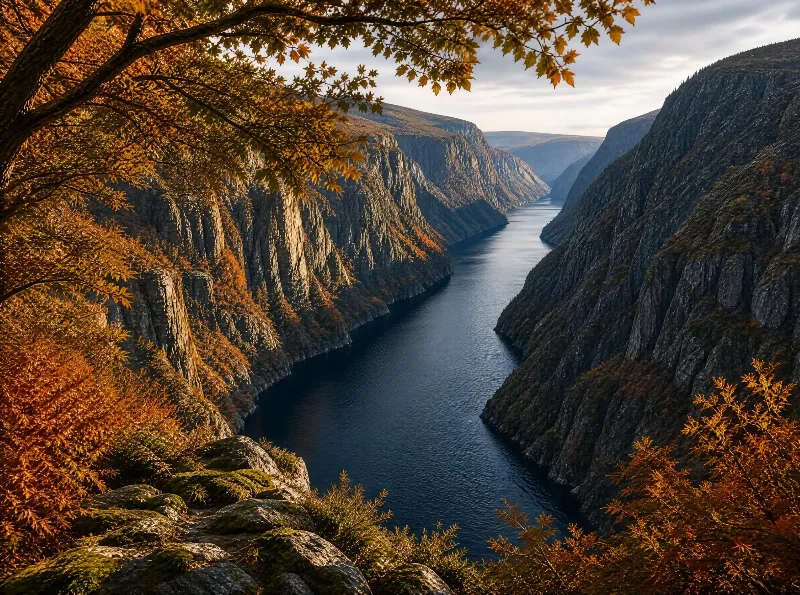 Autumn Canyon and River