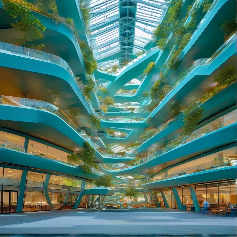 Futuristic Green Architecture