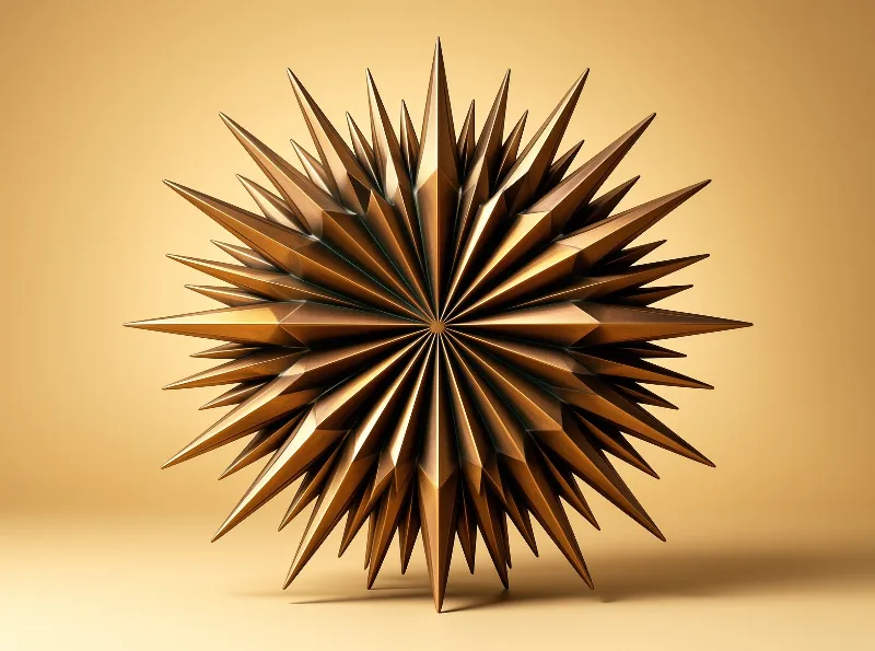 Bronze Starburst Object