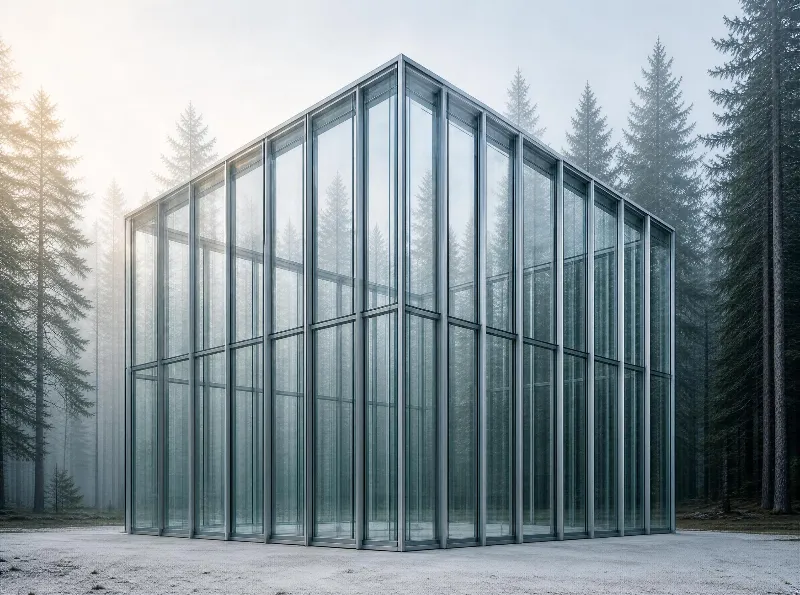 Glass Structure in Forest
