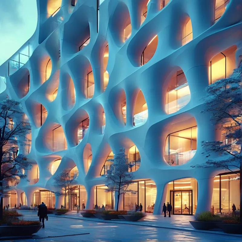 Futuristic Organic Facade