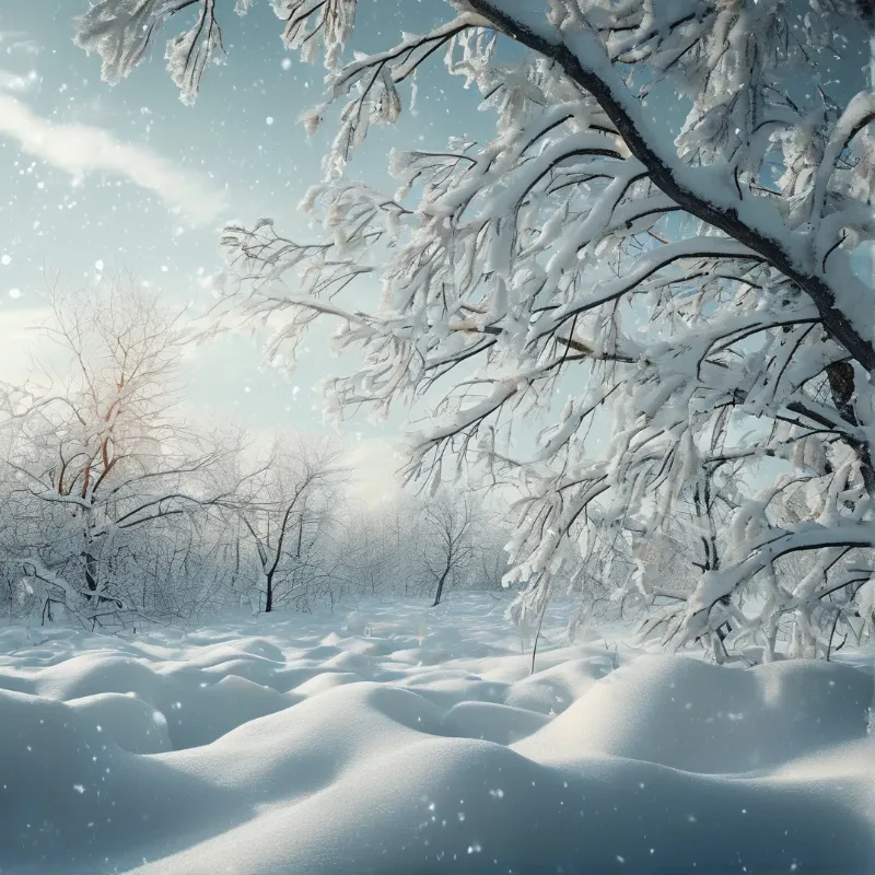 Snowy Winter Landscape