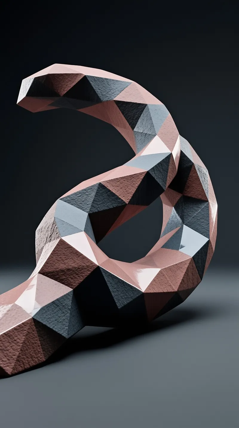 Abstract Geometric Sculpture