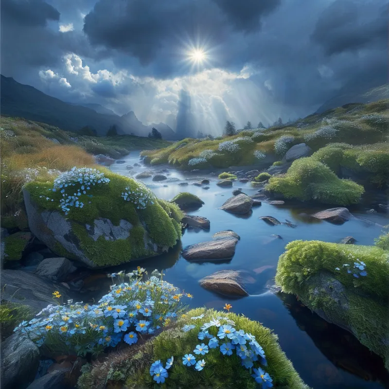 Magical Mountain Stream