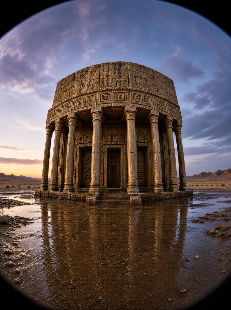 Ancient Circular Stone Temple