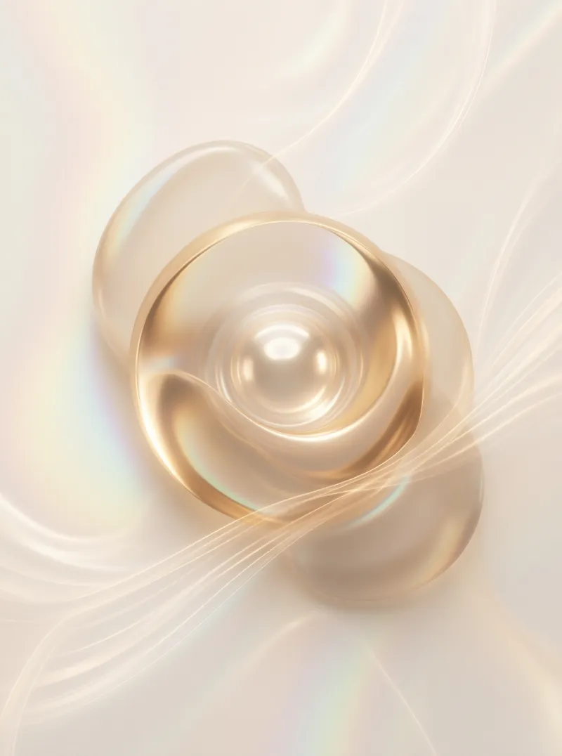 Golden Abstract Swirl