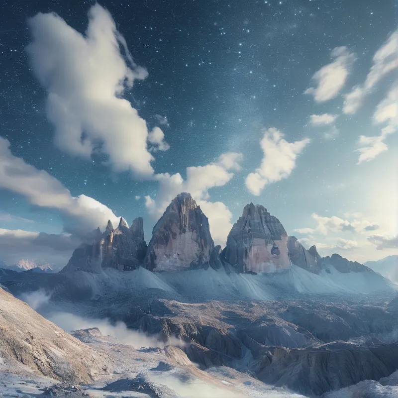 Starry Mountain Peaks