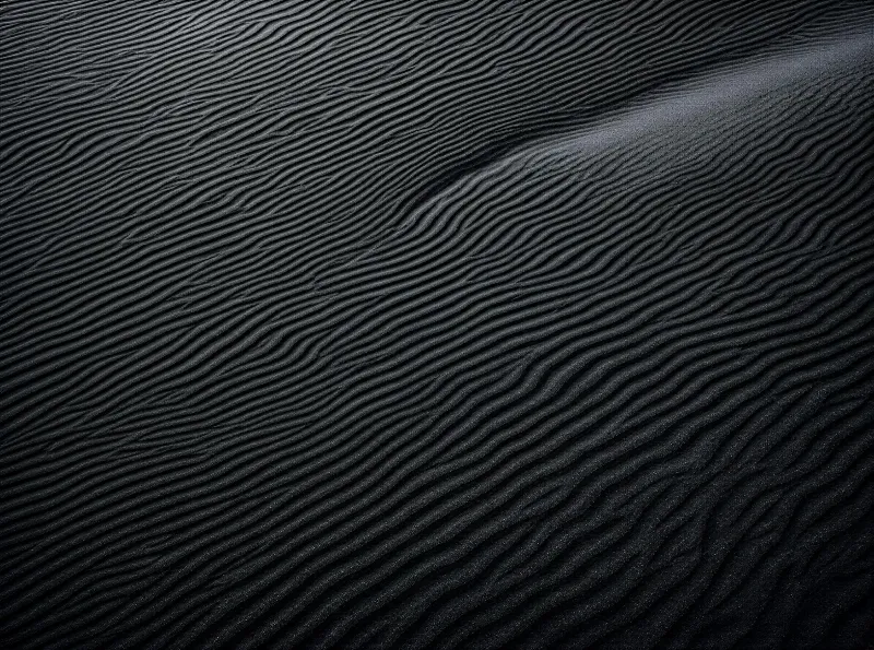Black Sand Dunes Texture