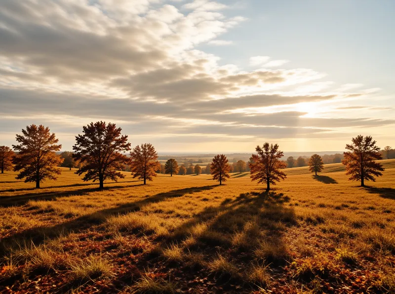 Golden Autumn Landscape
