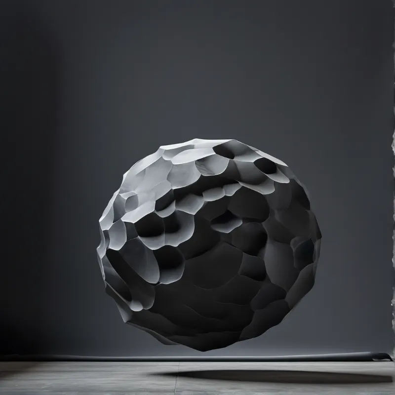 Floating Textured Sphere
