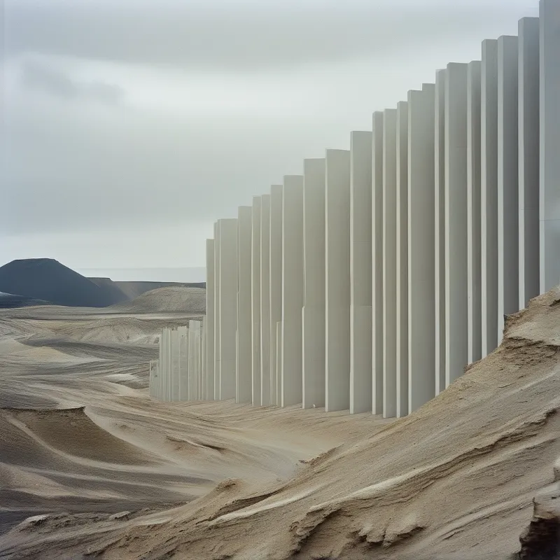 Surreal Desert Architecture