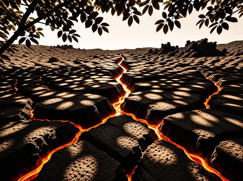 Hexagonal Lava Columns