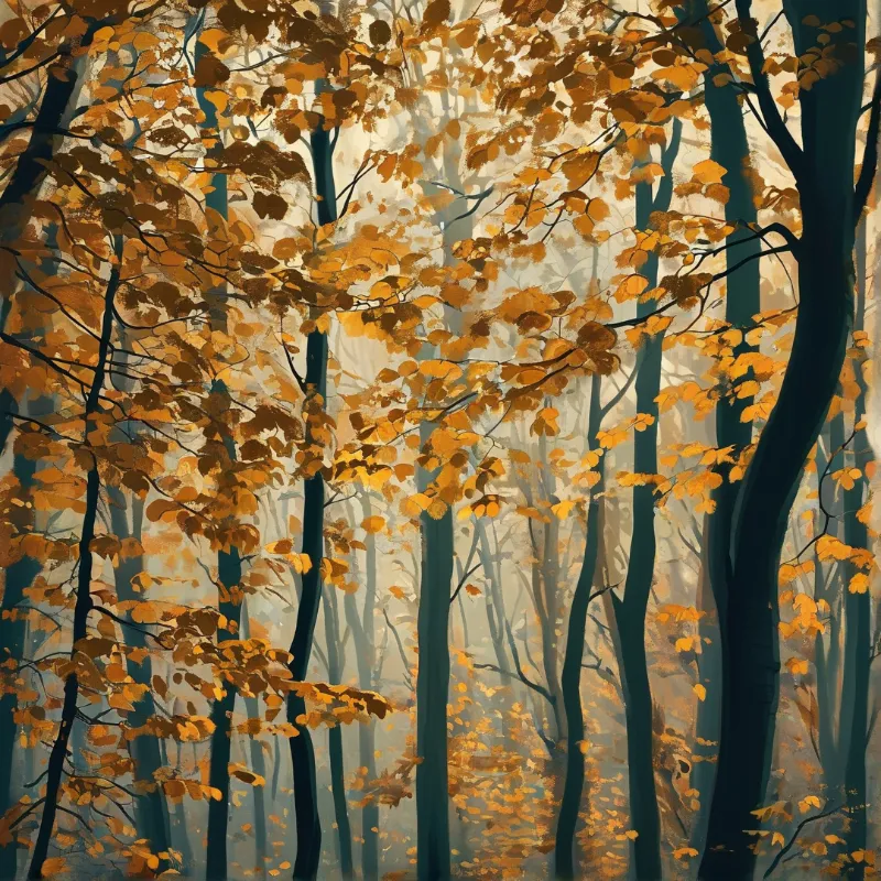 Autumn Forest Mist