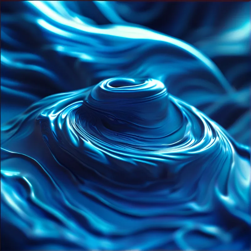 Blue Fluid Vortex