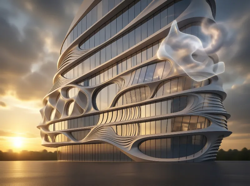 Modern Futuristic Building