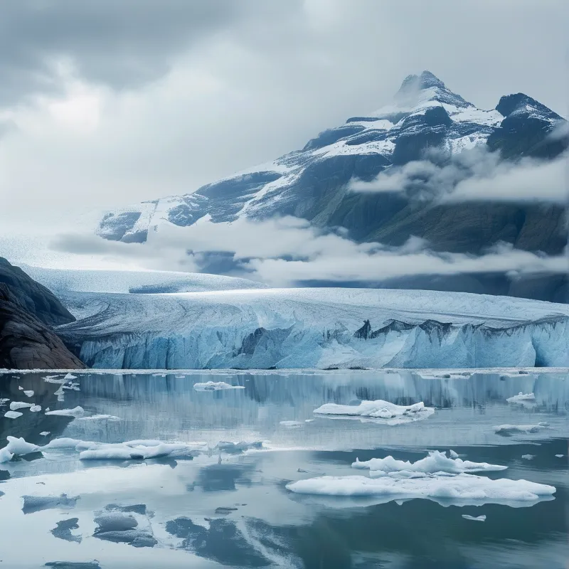 Glacial Lake Landscape