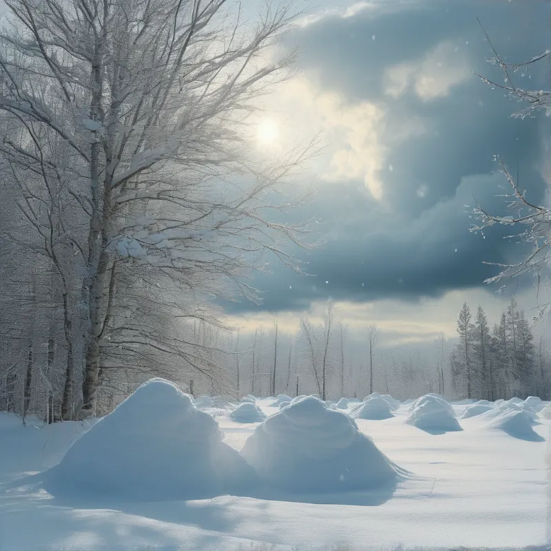 Frosty Winter Landscape