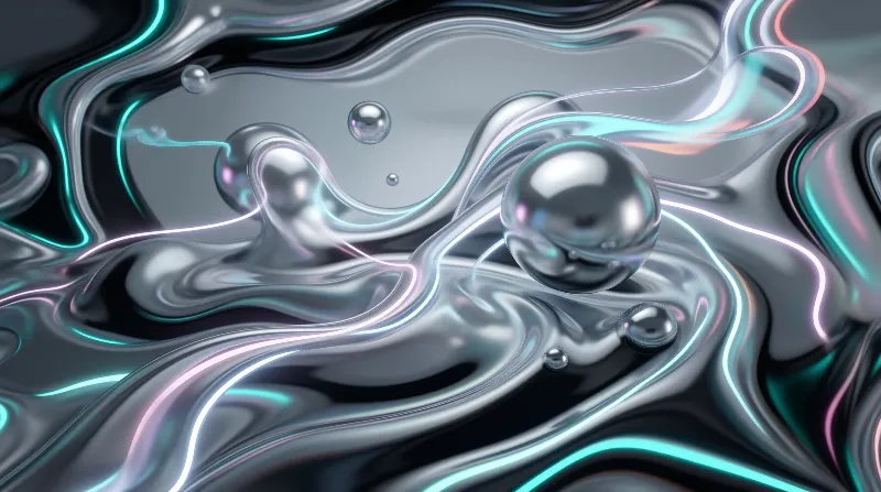 Liquid Chrome Waves