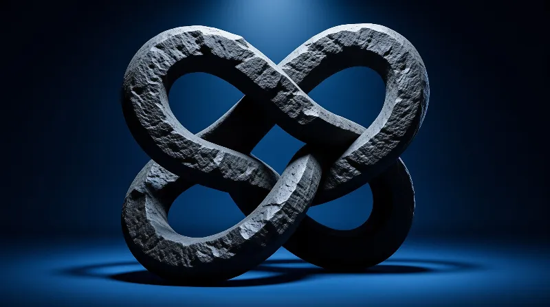 Stone Infinity Sculpture