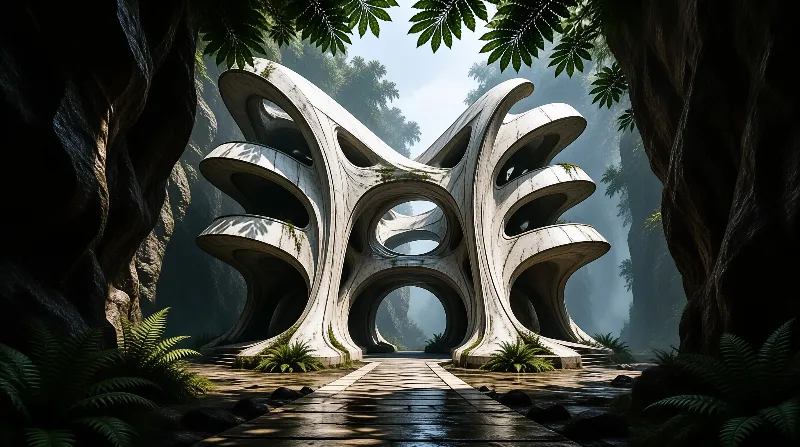 Surreal Forest Structure