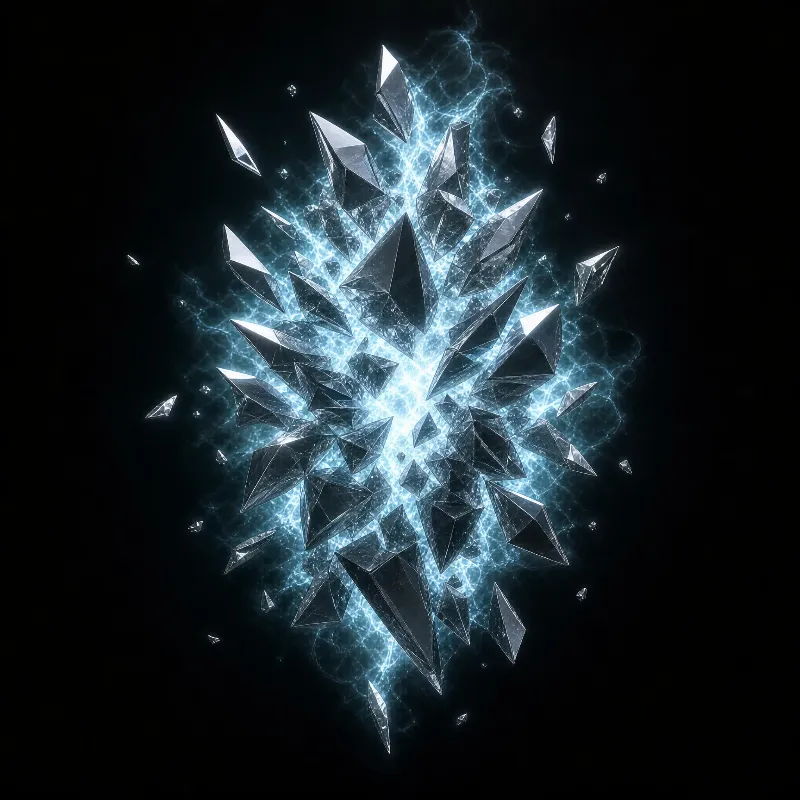 Blue Crystal Energy Burst