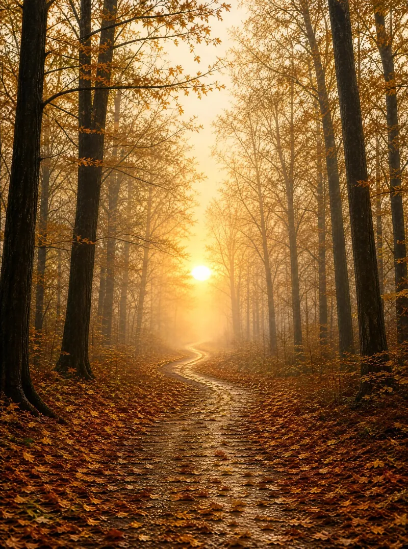 Autumn Forest Path