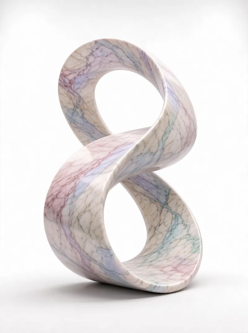 Twisted Marble Ribbon Art