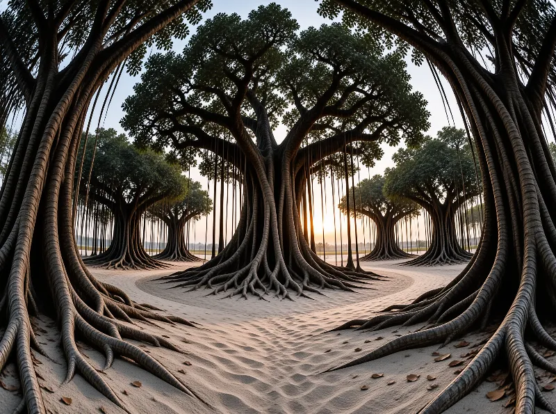 Surreal Tree Grove