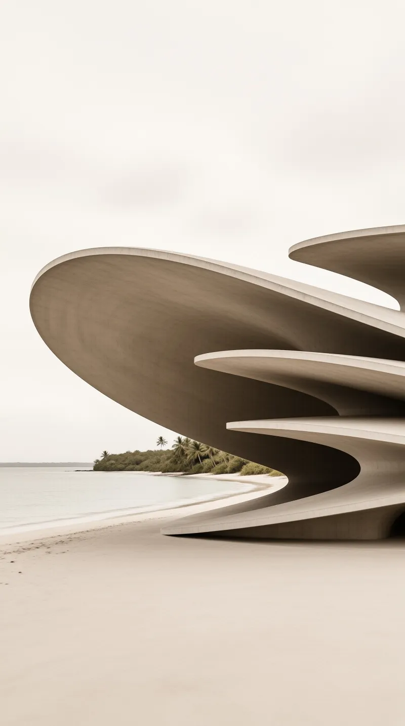 Surreal Beach Architecture