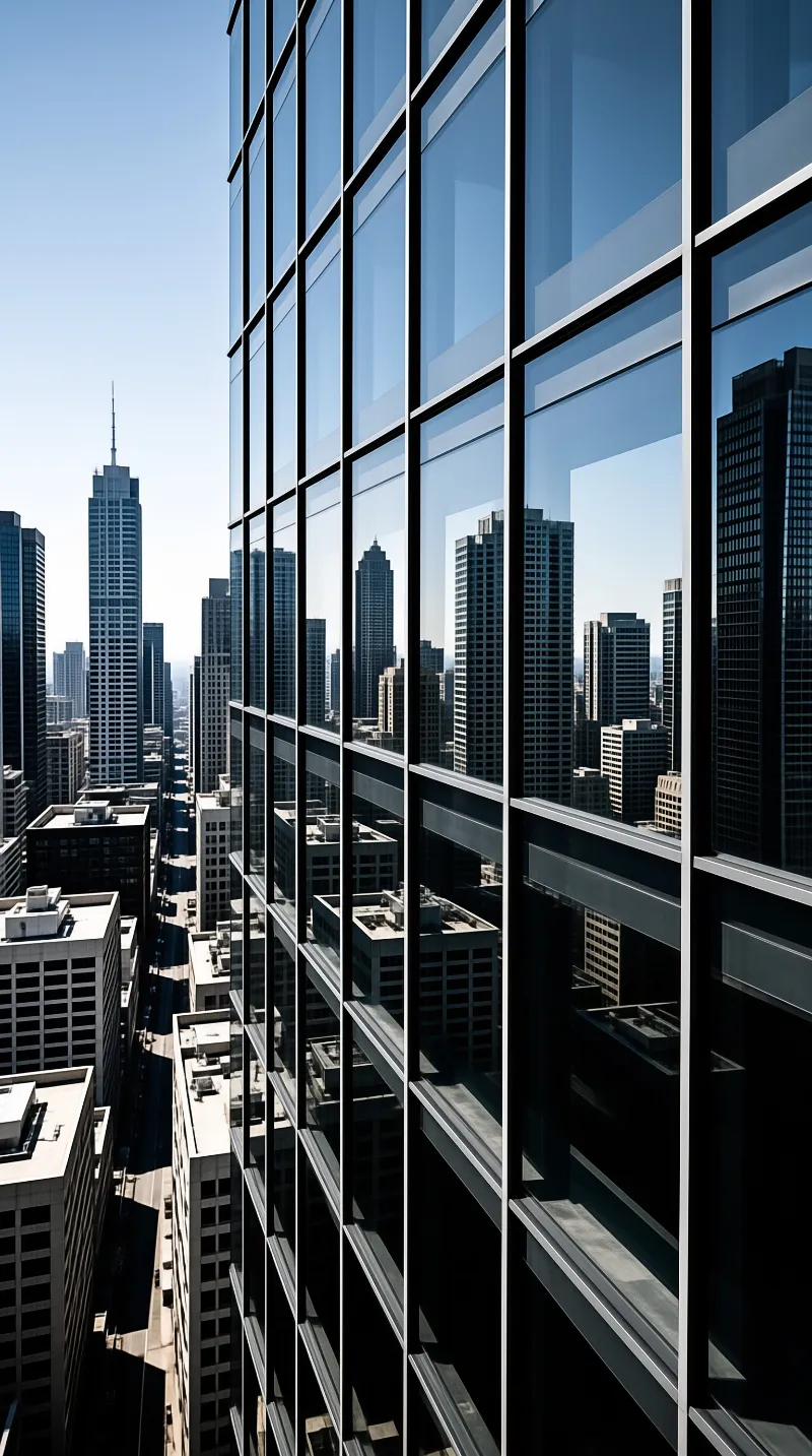 Glass Tower Reflections