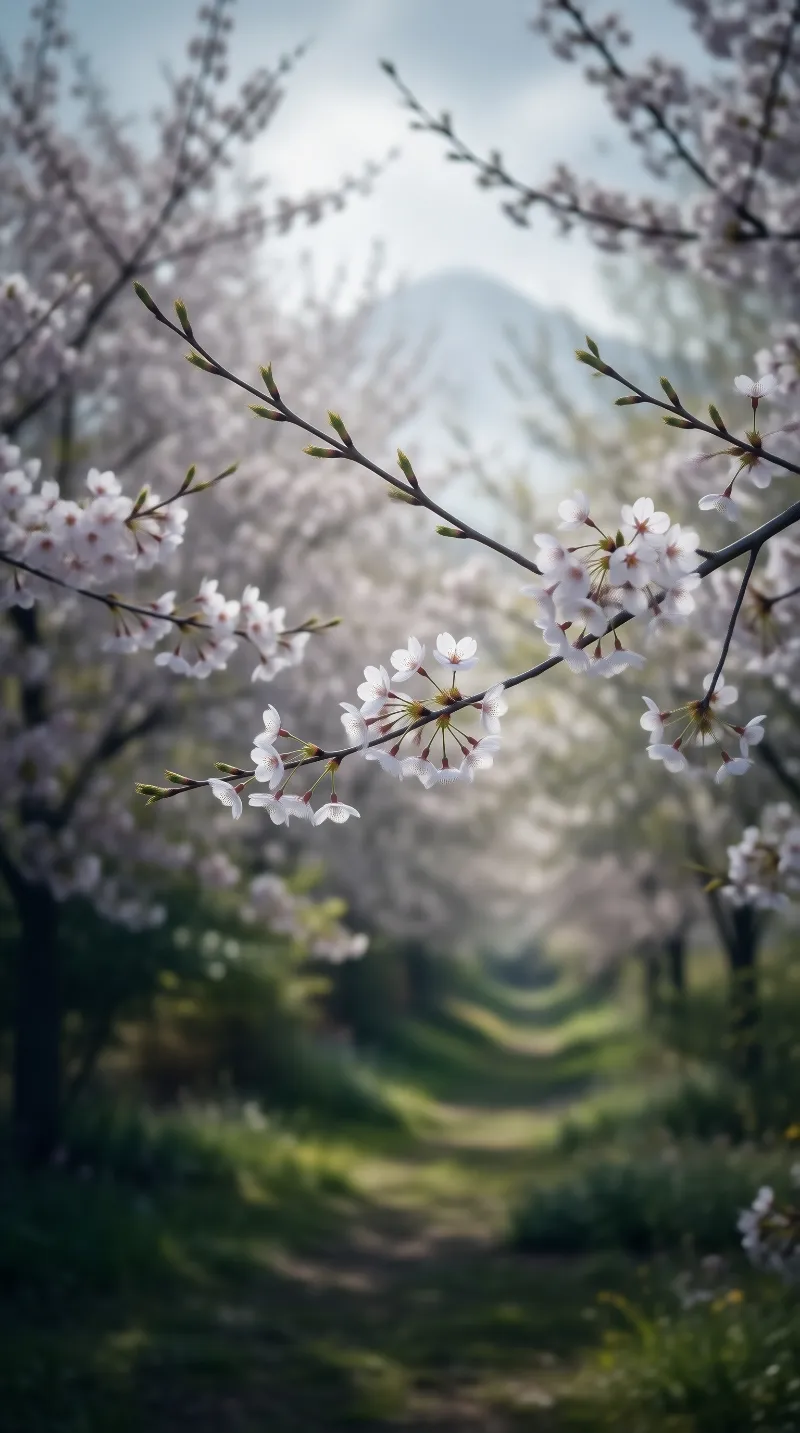 Sakura Path in Spring