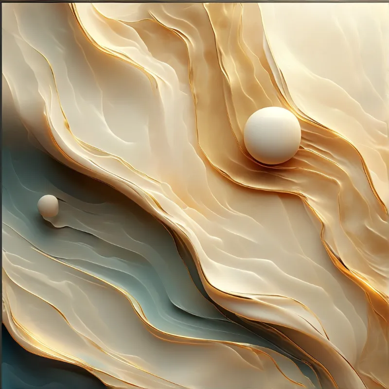 Liquid Gold Abstraction