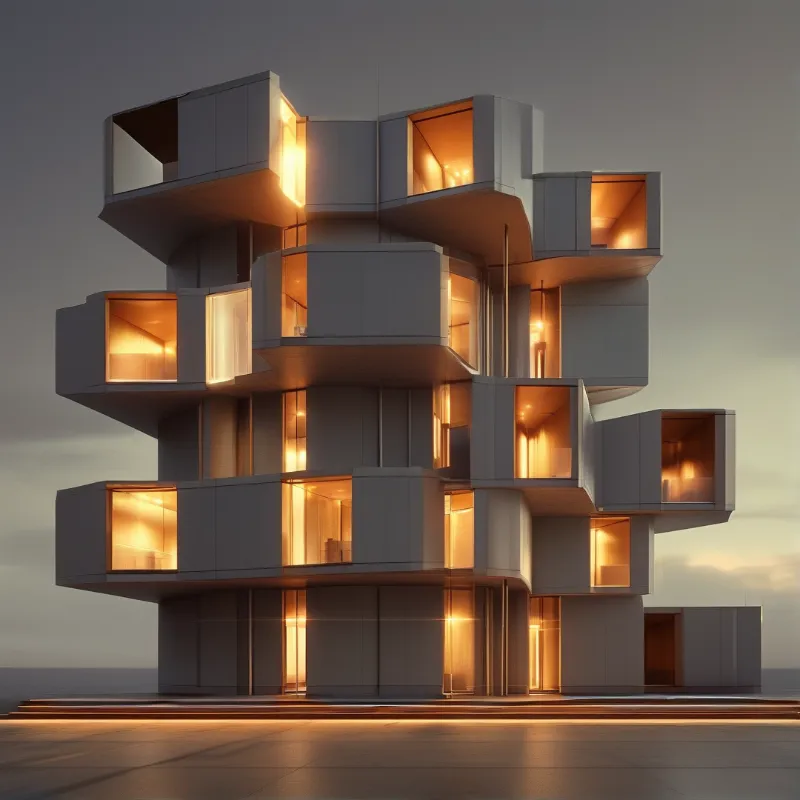 Futuristic Modular Tower