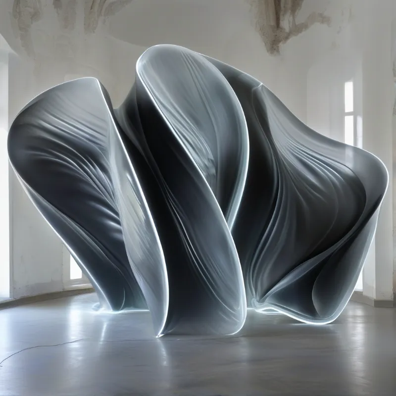Abstract Metal Sculpture