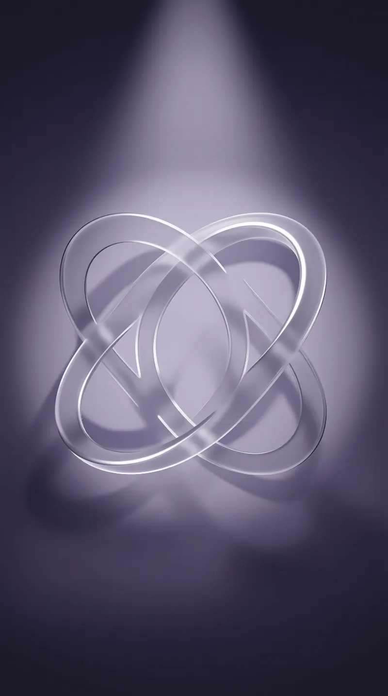 Glossy Interlocking Logo
