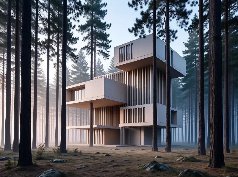 Modern Forest House