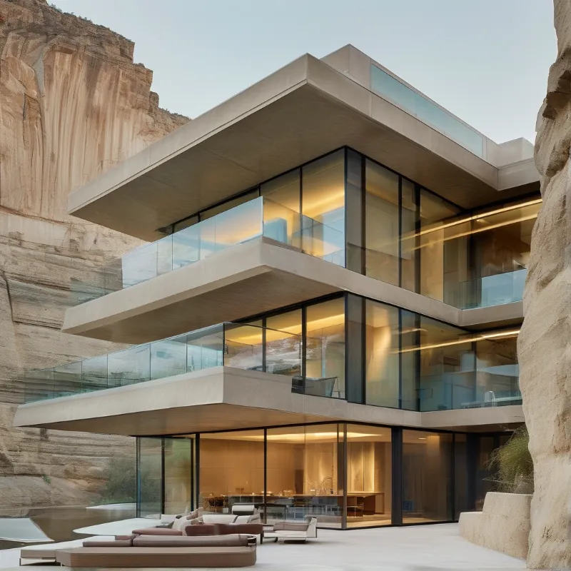 Modern Cliffside Villa