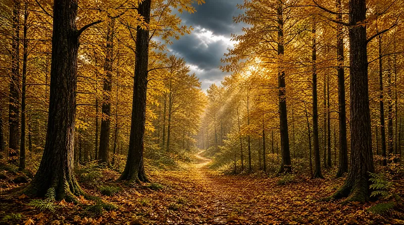 Autumn Forest Pathway