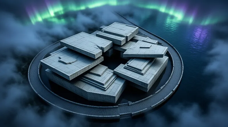 Futuristic Floating Structure