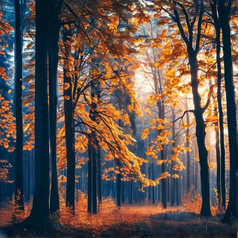 Golden Forest Sunrise