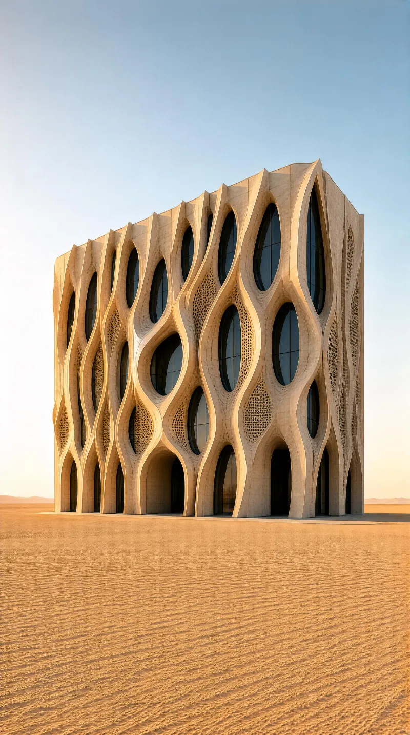 Futuristic Desert Structure