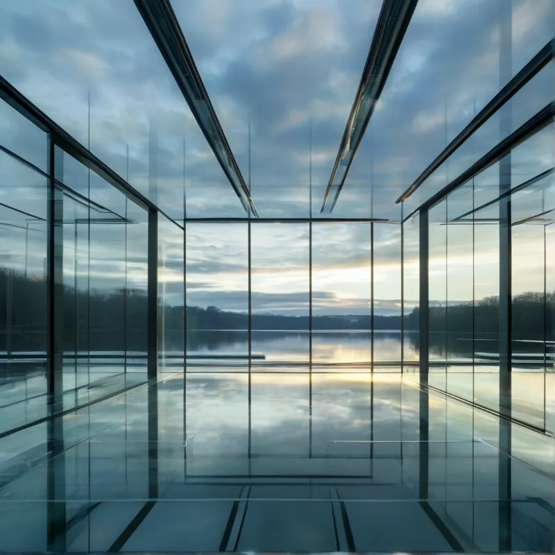 Reflective Glass Pavilion