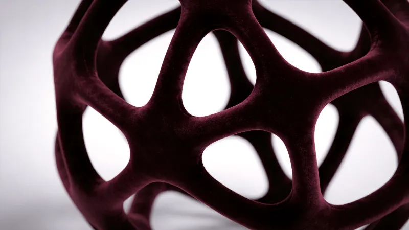 Geometric Velvet Dark Study