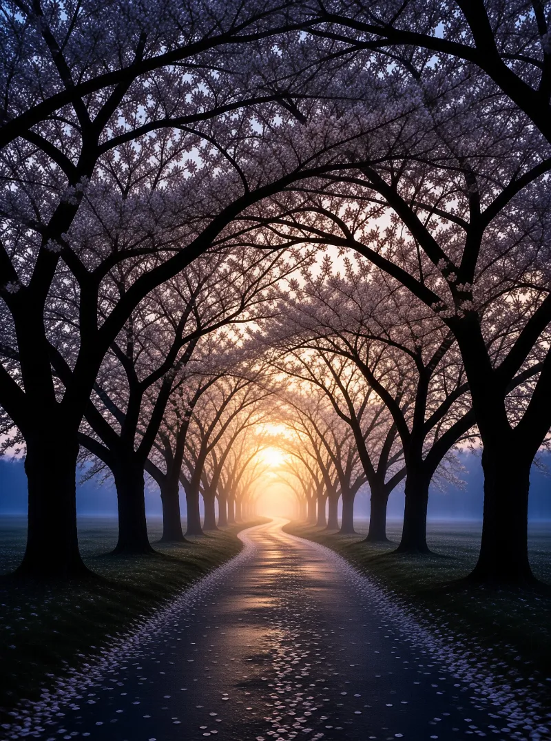 Path of Cherry Blossoms
