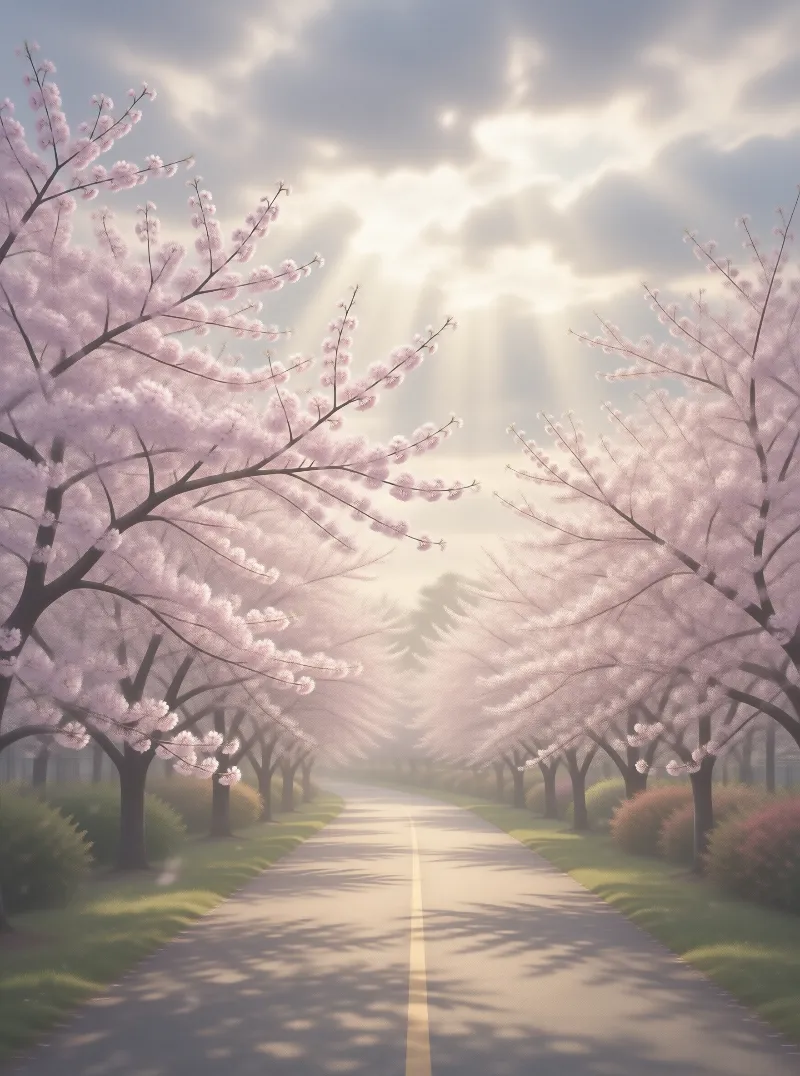 Cherry Blossom Road